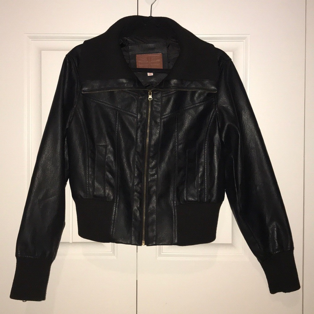 Heavy duty leather jacket